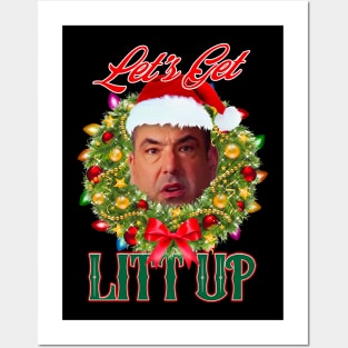 Let's Get Litt Up Funny Louis Litt up Ugly Christmas Posters and Art